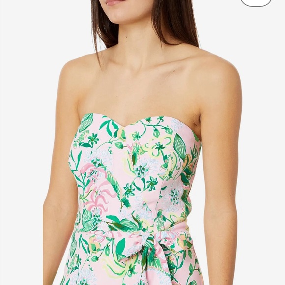NWT Lilly Pulitzer Kylo Strapless Skirted Romper - Picture 3 of 4